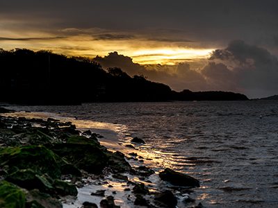 Moody sunset at Arnside